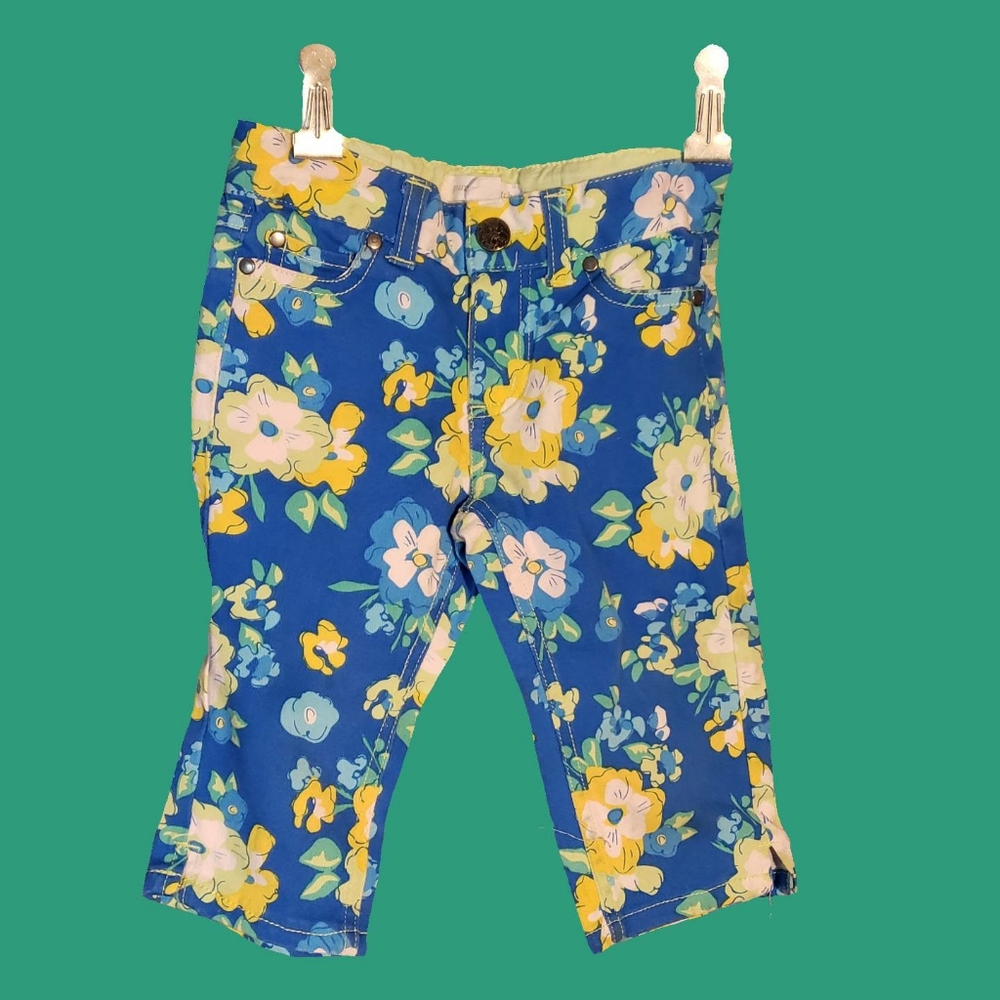 Pumpkin Patch Cute Floral Jeans Pants Size 2